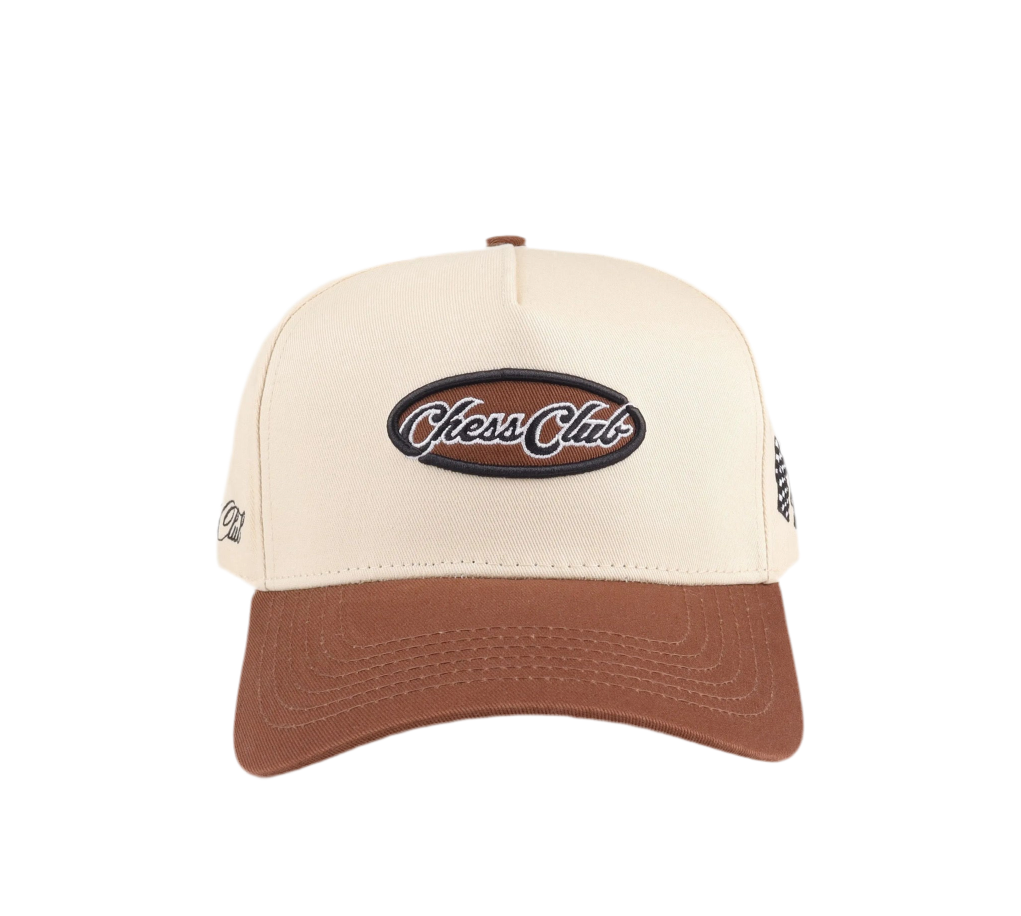 Racer Snapback - Beige/Brown