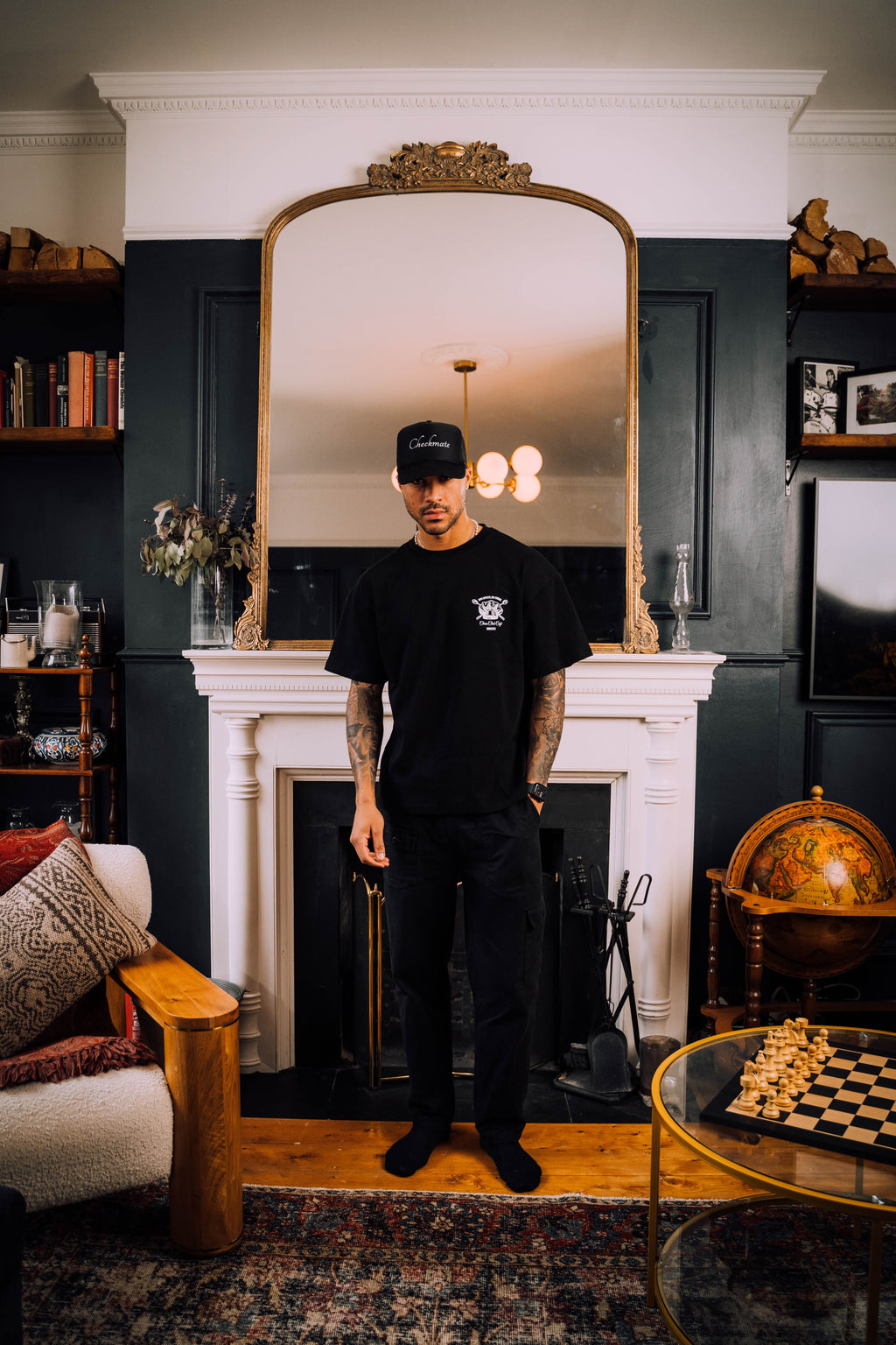 Chess Club Cafe - Bon Appetit T Shirt - Black