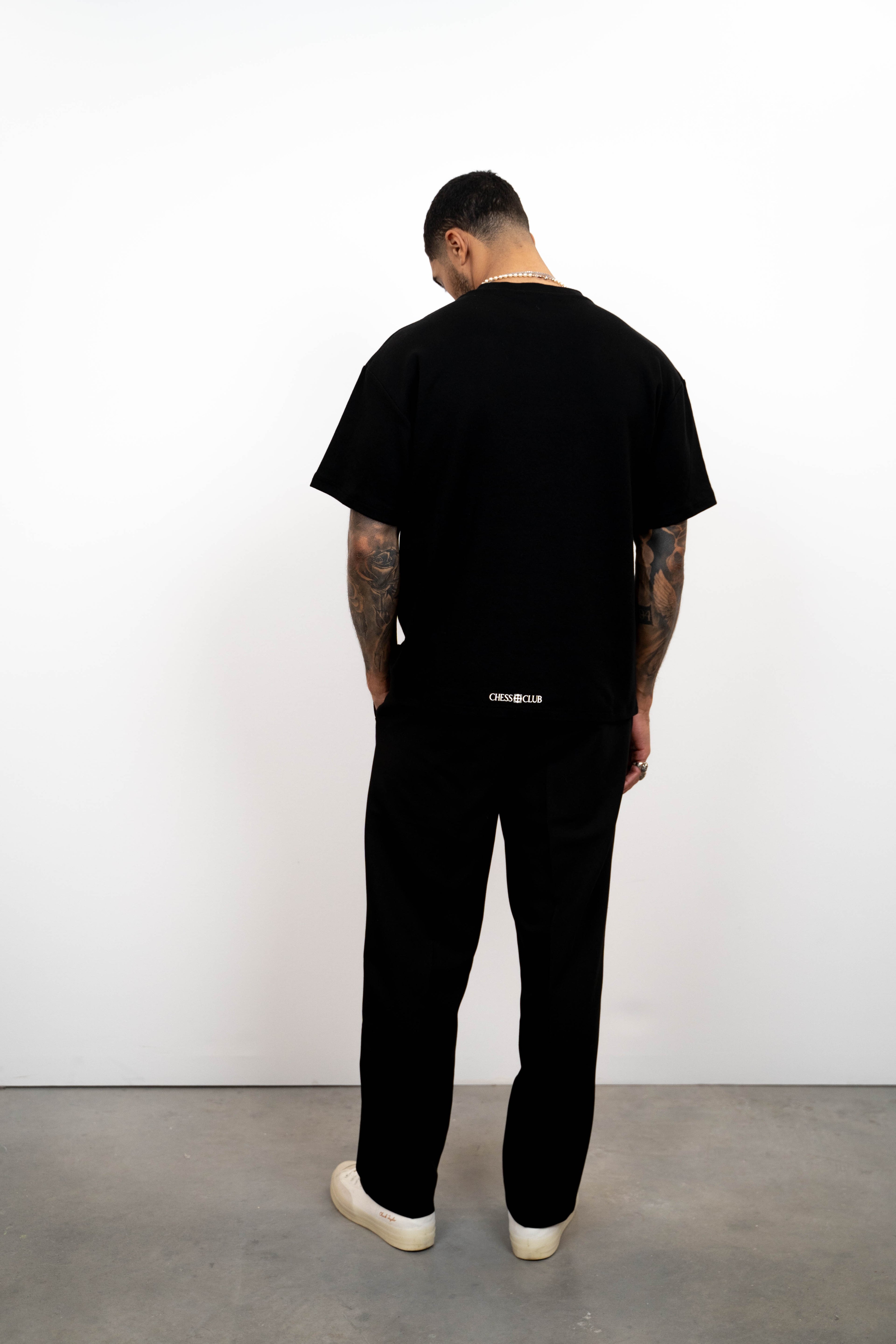 Chess Club Essential T Shirt - Black