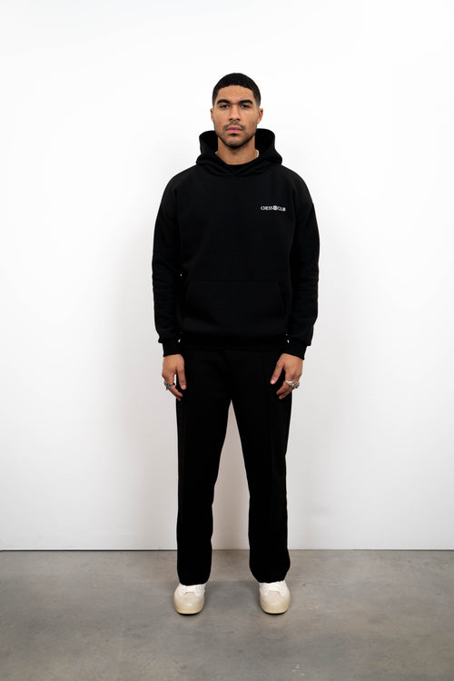 Chess Club Essential Hoodie - Black