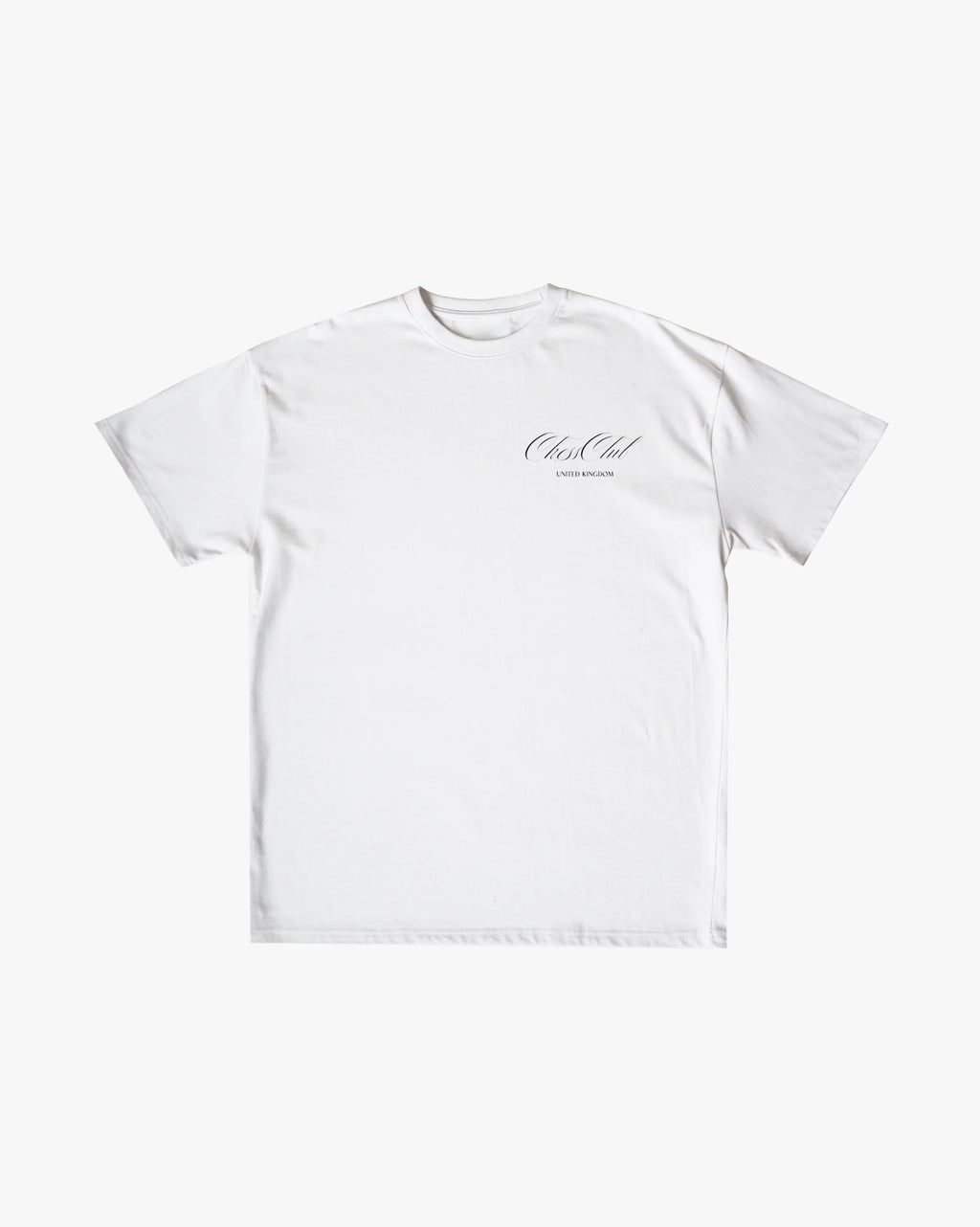 CHESS NOT CHECKERS T-SHIRT - WHITE