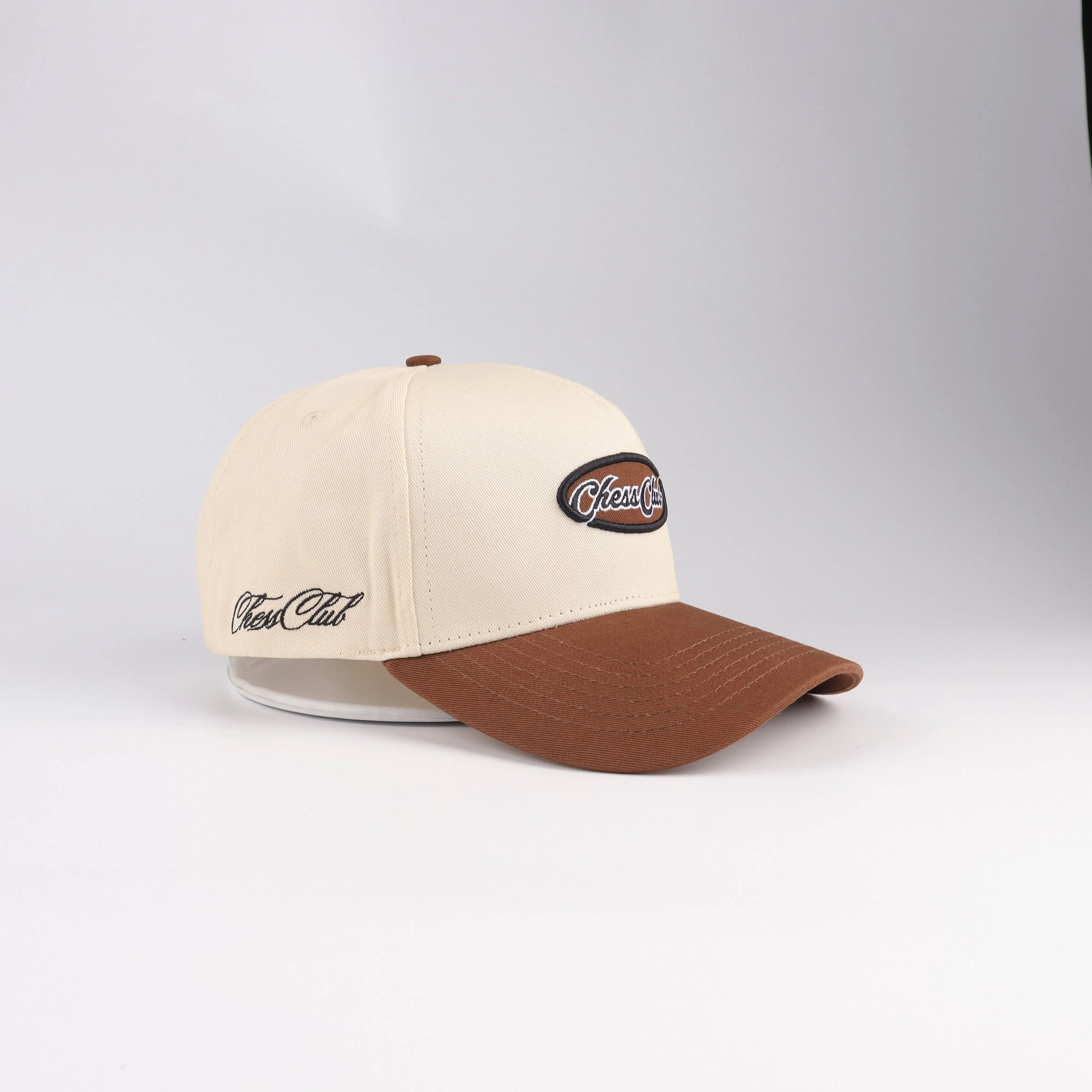 Racer Snapback - Beige/Brown