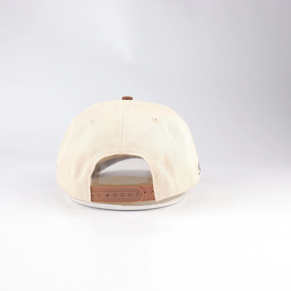 Racer Snapback - Beige/Brown