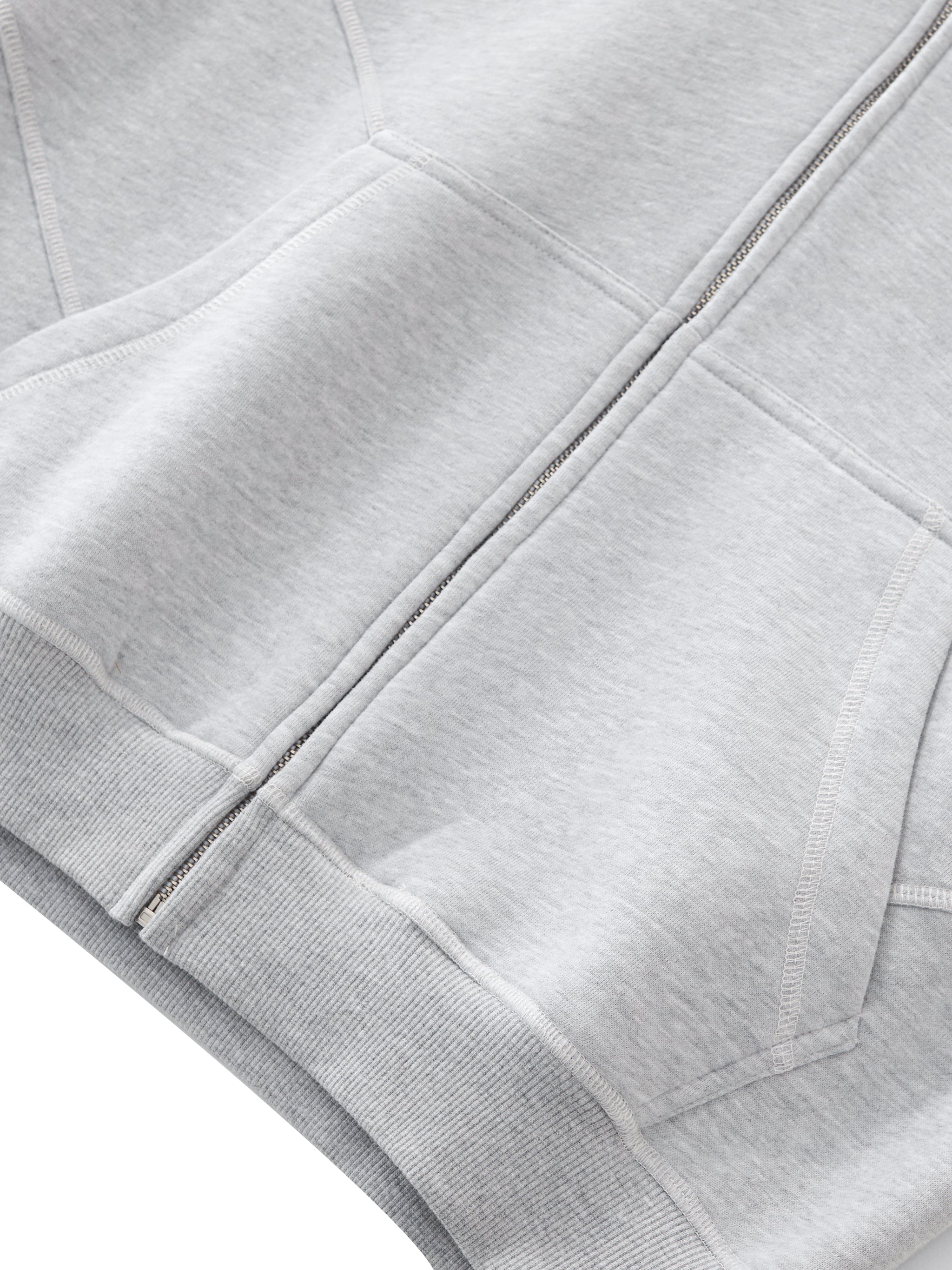 Chess Not Checkers Boxy Fleece Zip Hoodie