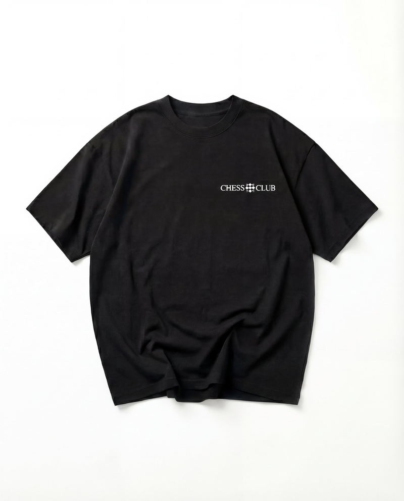 Chess Club Essential T Shirt - Black